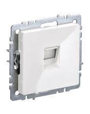 IEK BRITE Розетка компьютерная RJ45 кат.5E РК10-БрБ белый BR-K10-1-K01 1 шт IEK BRITE Розетка компьютерная RJ45 кат.5E РК10-БрБ белый BR-K10-1-K01 1 шт