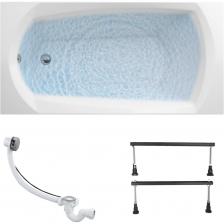 Акриловая ванна 1Marka ELEGANCE - стильная и функциональная модель, которая станет украшением вашей ванной комнаты. Прямоугольная форма ванны с эргономичной купелью в виде восьмерки обеспечивает максимальный комфорт во время принятия ванны. Плавные линии и изгибы ванны завораживают, а удобные подлокотники для рук делают водные процедуры почти идеальными. Ортопедическая поддержка шейного отдела позвоночника обеспечивается встроенным подголовником. Увеличенная зона спины обеспечивает комфорт и профилактику болезней позвоночника. 17 лет гарантии на акриловую ванну подтверждает качество материала и долговечность изделия. Ванна имеет прямоугольную форму, что позволяет установить ее в любом углу ванной комнаты. Съемная фронтальная панель (приобретается отдельно) и регулируемая высота ножек облегчают установку и обслуживание ванны. К данной ванне отдельно можно приобрести: Панель FLAT 165 Артикул - 02фл165. Акриловая ванна 1Marka ELEGANCE - стильная и функциональная модель, которая станет украшением вашей ванной комнаты. Прямоугольная форма ванны с эргономичной купелью в виде восьмерки обеспечивает максимальный комфорт во время принятия ванны. Плавные линии и изгибы ванны завораживают, а удобные подлокотники для рук делают водные процедуры почти идеальными. Ортопедическая поддержка шейного отдела позвоночника обеспечивается встроенным подголовником. Увеличенная зона спины обеспечивает комфорт и профилактику болезней позвоночника. 17 лет гарантии на акриловую ванну подтверждает качество материала и долговечность изделия. Ванна имеет прямоугольную форму, что позволяет установить ее в любом углу ванной комнаты. Съемная фронтальная панель (приобретается отдельно) и регулируемая высота ножек облегчают установку и обслуживание ванны. К данной ванне отдельно можно приобрести: Панель FLAT 165 Артикул - 02фл165.