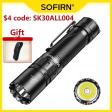 SOFIRN SK30 2800 лм Тактический фонарик 392 м SFT70 6500K Светодиодный фонарь 21700 USB C Перезаряжаемая лампа с двойным переключателем IPX8 SOFIRN SK30 2800 лм Тактический фонарик 392 м SFT70 6500K Светодиодный фонарь 21700 USB C Перезаряжаемая лампа с двойным переключателем IPX8