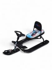 Снегокат «Тимка спорт 4-1», со спинкой, чёрный, ТС4-1/Г2 Nika Kids Снегокат «Тимка спорт 4-1», со спинкой, чёрный, ТС4-1/Г2 Nika Kids