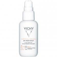 Vichy Capital Soleil UV-Age антивозрастной флюид SPF50+, 40 мл Vichy Capital Soleil UV-Age антивозрастной флюид SPF50+, 40 мл
