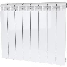 Радиатор алюминиевый Радиатор Stout ALPHA 500 SRA-2310-050008, 8 секций, алюминиевый, белый RAL 9016 Радиатор алюминиевый Радиатор Stout ALPHA 500 SRA-2310-050008, 8 секций, алюминиевый, белый RAL 9016