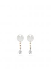 Золотые серьги-гвоздики Sea Of Beauty с жемчугом и бриллиантами Mizuki, золотой Золотые серьги-гвоздики Sea Of Beauty с жемчугом и бриллиантами Mizuki, золотой