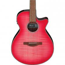Ibanez AEG70 Flamed Maple Top Grand Concert Акустическая электрогитара Panther Pink Burst Ibanez AEG70 Flamed Maple Top Grand Concert Акустическая электрогитара Panther Pink Burst