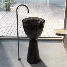 Напольная раковина Abber Kristall 45 AT2703Onyx черная Напольная раковина Abber Kristall 45 AT2703Onyx черная