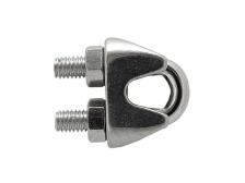Зажим троса DIN741 D5 мм нержавеющая сталь, 1 шт Зажим троса DIN741 D5 мм нержавеющая сталь, 1 шт