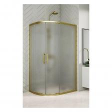 Душевой уголок GuteWetter GWMPKB018RB 130x95x200 см, цвет фурнитуры бронзовый, цвет стекла матовый, стекло закаленное 6 мм, открывание двери левое / правое 4698032689865 Душевой уголок GuteWetter GWMPKB018RB 130x95x200 см, цвет фурнитуры бронзовый, цвет стекла матовый, стекло закаленное 6 мм, открывание двери левое / правое 4698032689865