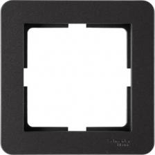 Рамка для розеток и выключателей Schneider Electric W59 Deco 1 пост, цвет графит Рамка для розеток и выключателей Schneider Electric W59 Deco 1 пост, цвет графит