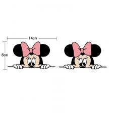 2 шт. Наклейки Микки Маус Disney ПВХ 2 шт. Наклейки Микки Маус Disney ПВХ