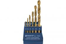Набор спиральных сверл по металлу Thorvik TDBS6 HSS TiN 2.0-8.0мм 6 предметов TDBS6 52478 Набор спиральных сверл по металлу Thorvik TDBS6 HSS TiN 2.0-8.0мм 6 предметов TDBS6 52478