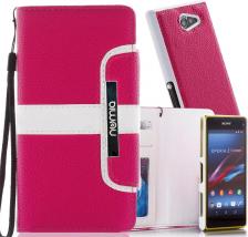 Чехол для Sony Xperia Z1 Compact (D5503) Numia Bookstyle 2 в 1 Розовый Белый Чехол для Sony Xperia Z1 Compact (D5503) Numia Bookstyle 2 в 1 Розовый Белый
