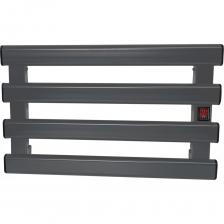 Полотенцесушитель электрический настенный ЭПС 500х300НС Н4М предназначен для сушки полотенец и других текстильных изделий. Устанавливается в ванных комнатах, кухнях, прихожих, коридорах, в подсобных помещениях. В отличие от водяного полотенцесушителя не требует подключения к общей системе отопления и может быть установлен в любом удобном месте, отвечающим условиям электробезопасности. Полотенцесушитель не является отопительным прибором, т.к. в качестве нагревателя используется греющий кабель относительно невысокой мощности. Прибор способен быстро высушить полотенца и белье, но не подходит для обогрева помещения. Греющий кабель проходит внутри металлической конструкции по всей ее длине. Кабель не нагревается выше температуры, определенной свойствами материала. После достижения этой температуры нагреватель продолжает поддерживать стабильную температуру, автоматически регулируя энергопотребление. Конструкция прибора не предусматривает функцию регулировки его нагрева. Нагревается до номинальной температуры в течение 10-12 мин. Конструкция позволяет подключить его к бытовой электросети как шнуром питания из комплекта поставки, так и с помощью скрытого электромонтажа с правой или с левой стороны. Прибор имеет стойкое покрытие полимерной порошковой краской. Полотенцесушитель электрический настенный ЭПС 500х300НС Н4М предназначен для сушки полотенец и других текстильных изделий. Устанавливается в ванных комнатах, кухнях, прихожих, коридорах, в подсобных помещениях. В отличие от водяного полотенцесушителя не требует подключения к общей системе отопления и может быть установлен в любом удобном месте, отвечающим условиям электробезопасности. Полотенцесушитель не является отопительным прибором, т.к. в качестве нагревателя используется греющий кабель относительно невысокой мощности. Прибор способен быстро высушить полотенца и белье, но не подходит для обогрева помещения. Греющий кабель проходит внутри металлической конструкции по всей ее длине. Кабель не нагревается выше температуры, определенной свойствами материала. После достижения этой температуры нагреватель продолжает поддерживать стабильную температуру, автоматически регулируя энергопотребление. Конструкция прибора не предусматривает функцию регулировки его нагрева. Нагревается до номинальной температуры в течение 10-12 мин. Конструкция позволяет подключить его к бытовой электросети как шнуром питания из комплекта поставки, так и с помощью скрытого электромонтажа с правой или с левой стороны. Прибор имеет стойкое покрытие полимерной порошковой краской.