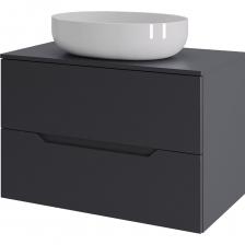 Тумба подвесная с накладной раковиной Orange Line отличается современным дизайном. Изготовлена из МДФ высокой плотности. Мебель покрыта пленкой ПВХ с технологией Soft Touch — ламинация класса премиум, с повышенными тактильными свойствами. Пленка обеспечивает дополнительную защиту мебели от влаги и перепадов температуры. На ящики установлены комплекты скрытых направляющих Hettich, обеспечивающие полное выдвижение и имеющие встроенную систему плавного и бесшумного закрывания. Исполнение - матовое. Материал раковины - фарфор. Отверстия в столешнице под раковину и смеситель монтируются самостоятельно. Донный клапан приобретается отдельно. Тумба подвесная с накладной раковиной Orange Line отличается современным дизайном. Изготовлена из МДФ высокой плотности. Мебель покрыта пленкой ПВХ с технологией Soft Touch — ламинация класса премиум, с повышенными тактильными свойствами. Пленка обеспечивает дополнительную защиту мебели от влаги и перепадов температуры. На ящики установлены комплекты скрытых направляющих Hettich, обеспечивающие полное выдвижение и имеющие встроенную систему плавного и бесшумного закрывания. Исполнение - матовое. Материал раковины - фарфор. Отверстия в столешнице под раковину и смеситель монтируются самостоятельно. Донный клапан приобретается отдельно.