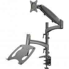 Кронштейн для монитора/ноутбука Cactus CS-VM-LH08-BK Кронштейн для монитора/ноутбука Cactus CS-VM-LH08-BK