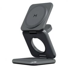 Беспроводное зарядное устройство Magssory Fold 3 в 1 для Samsung черное Беспроводное зарядное устройство Magssory Fold 3 в 1 для Samsung черное