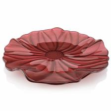 Блюдо IVV Magnolia 37см, цвет красный Блюдо IVV Magnolia 37см, цвет красный