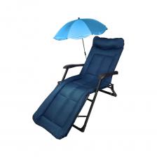 Шезлонг складной с подлокотниками и мягким матрасом. Для каркаса кресла используется прочная стальная труба. Шезлонг выдерживает до 200 кг. Материал устойчив к ультрафиолетовому излучению и образованию плесени. Встроенный зонтик обеспечивает защиту от солнца, предотвращая солнечные ожоги и предоставляя приятную тень в жаркие дни. Защитные элементы на ножках сделаны из пластика, которые защищают от появления царапин на полу при использовании в помещении. Кресло легко меняет свою форму или складывается в компактную для переноски форму. В сложенном состоянии не занимает много места. Она без устанавливается на нужной высоте для комфортного расположения под головой или шеей. Шезлонг складной с подлокотниками и мягким матрасом. Для каркаса кресла используется прочная стальная труба. Шезлонг выдерживает до 200 кг. Материал устойчив к ультрафиолетовому излучению и образованию плесени. Встроенный зонтик обеспечивает защиту от солнца, предотвращая солнечные ожоги и предоставляя приятную тень в жаркие дни. Защитные элементы на ножках сделаны из пластика, которые защищают от появления царапин на полу при использовании в помещении. Кресло легко меняет свою форму или складывается в компактную для переноски форму. В сложенном состоянии не занимает много места. Она без устанавливается на нужной высоте для комфортного расположения под головой или шеей.