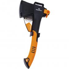 Топор Квалитет Универсал 0,7 кг ТУ-700 — это универсальный инструмент, который станет незаменимым помощником в работе с деревом. Его вес составляет всего 0,7 кг, что делает его удобным для длительной работы.Кованая головка из высококачественной стали обеспечивает долговечность и устойчивость к деформации даже при интенсивном использовании. Лезвие тщательно закалено, что гарантирует его остроту и лёгкость рубки. Геометрия лезвия оптимизирована для эффективного раскалывания древесины и точной рубки.Эргономичная обрезиненная фибергласовая рукоятка обеспечивает комфортный и надёжный захват, снижая усталость при длительной работе. Удобная форма рукоятки способствует эффективной передаче усилия при ударе, повышая производительность.Топор Квалитет Универсал ТУ-700 — это отличный выбор для профессионалов и домашних мастеров. Он станет незаменимым помощником в саду, на даче, в строительстве и при выполнении различных хозяйственных работ. Сочетание прочности, остроты и удобства делает этот топор оптимальным выбором для любых задач по работе с деревом. Топор Квалитет Универсал 0,7 кг ТУ-700 — это универсальный инструмент, который станет незаменимым помощником в работе с деревом. Его вес составляет всего 0,7 кг, что делает его удобным для длительной работы.Кованая головка из высококачественной стали обеспечивает долговечность и устойчивость к деформации даже при интенсивном использовании. Лезвие тщательно закалено, что гарантирует его остроту и лёгкость рубки. Геометрия лезвия оптимизирована для эффективного раскалывания древесины и точной рубки.Эргономичная обрезиненная фибергласовая рукоятка обеспечивает комфортный и надёжный захват, снижая усталость при длительной работе. Удобная форма рукоятки способствует эффективной передаче усилия при ударе, повышая производительность.Топор Квалитет Универсал ТУ-700 — это отличный выбор для профессионалов и домашних мастеров. Он станет незаменимым помощником в саду, на даче, в строительстве и при выполнении различных хозяйственных работ. Сочетание прочности, остроты и удобства делает этот топор оптимальным выбором для любых задач по работе с деревом.