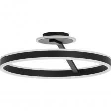 Светодиодная потолочная люстра Citilux Дуэт CL719751 выполнена в современном стиле. Корпус металлический, окрашен матовой текстурной краской чёрного цвета. Кольцо - светодиодный модуль, изготовлен из алюминиевого профиля, рассеиватель из оптического полимера. Наличие источников света с двух сторон профиля и дополнительная потолочная подсветка позволяют равномерно осветить всё помещение. С помощью пульта доступно: плавная регулировка яркости от 10 до 100%; управление цветовой температурой от 3000К до 5500К, позволяет настроить любые оттенки теплого, нейтрального и холодного света. Есть функция отсроченного выключения, 4 настраиваемых режима памяти, которыми также можно управлять настенным выключателем. Инфракрасный пульт ДУ в комплекте. Питание пульта - 2 батарейки формата ААА, напряжением 1,5V (в комплект не входят). Мощность изделия 60Вт, световой поток 5400Лм, осветит от 10 до 21м?. Диаметр 50см, высота 16см. Крепление подходит для всех видов потолков, в том числе натяжных, тип крепления – планка. Кольцевая управляемая люстра создаст идеальное освещение в гостиной, спальне, кухне или кабинете. Светодиодная потолочная люстра Citilux Дуэт CL719751 выполнена в современном стиле. Корпус металлический, окрашен матовой текстурной краской чёрного цвета. Кольцо - светодиодный модуль, изготовлен из алюминиевого профиля, рассеиватель из оптического полимера. Наличие источников света с двух сторон профиля и дополнительная потолочная подсветка позволяют равномерно осветить всё помещение. С помощью пульта доступно: плавная регулировка яркости от 10 до 100%; управление цветовой температурой от 3000К до 5500К, позволяет настроить любые оттенки теплого, нейтрального и холодного света. Есть функция отсроченного выключения, 4 настраиваемых режима памяти, которыми также можно управлять настенным выключателем. Инфракрасный пульт ДУ в комплекте. Питание пульта - 2 батарейки формата ААА, напряжением 1,5V (в комплект не входят). Мощность изделия 60Вт, световой поток 5400Лм, осветит от 10 до 21м?. Диаметр 50см, высота 16см. Крепление подходит для всех видов потолков, в том числе натяжных, тип крепления – планка. Кольцевая управляемая люстра создаст идеальное освещение в гостиной, спальне, кухне или кабинете.