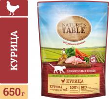 Сухой корм для кошек Natures Table Курица 650г Сухой корм для кошек Natures Table Курица 650г