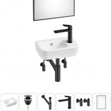 КЕРАМИЧЕСКАЯ РАКОВИНА. Конструкция чаши умывальника и расположение смесителя позволяют максимально избежать брызг воды при использовании изделия. Сливное отверстие раковины и точно выверенный угол уклона, обеспечивают слив до 30 литров воды в минуту, что позволяет использовать умывальник без ограничений мощности потока и опасения перелива воды. Антибактериальное грязеотталкивающее покрытие керамики Lavinia Boho препятствует образованию налета и размножению патогенных бактерий. ДОННЫЙ КЛАПАН. Донный клапан из высококачественной латуни отличается прочностью, устойчив к коррозии и повреждениям. Заглушка клапана служит барьером от попадания мелких предметов в сливное отверстие раковины, а удобная разборная конструкция позволяет прочищать механизм от возможных загрязнений за считанные минуты. СИФОН. Латунный сифон обладает высокой устойчивостью к перепадам температур и не подвержен коррозии. Регулировка длины патрубка способствует беспроблемной установке при нестандартном расположении коммуникаций. СМЕСИТЕЛЬ. Латунный корпус смесителя выдерживает перепады давления и противостоит гидроударам. Регулируемый аэратор позволяет скорректировать направление потока воды и уменьшает разбрызгивание. Прочные гибкие шланги и качественная опрессовка обеспечивают герметичность соединений. УГЛОВЫЕ ВЕНТИЛИ (2 ШТ). Вентили из латуни не подвержены износу и устойчивы к температурным нагрузкам. Запуск и перекрытие воды осуществляются всего лишь в четверть оборота. ЗЕРКАЛО. Экологически чистое зеркальное полотно на основе бесцветного флоат-стекла отличается идеальной геометрией и гарантирует четкое отражение без искажения пропорций и перспективы, отсутствие точечного «цветения» и защиту амальгамы от повышенной влажности в ванной комнате. УПАКОВКА. Все компоненты набора тщательно упакованы в заводскую тару с надежной фиксацией от случайного смещения и повреждения продукции в процессе транспортировки. КЕРАМИЧЕСКАЯ РАКОВИНА. Конструкция чаши умывальника и расположение смесителя позволяют максимально избежать брызг воды при использовании изделия. Сливное отверстие раковины и точно выверенный угол уклона, обеспечивают слив до 30 литров воды в минуту, что позволяет использовать умывальник без ограничений мощности потока и опасения перелива воды. Антибактериальное грязеотталкивающее покрытие керамики Lavinia Boho препятствует образованию налета и размножению патогенных бактерий. ДОННЫЙ КЛАПАН. Донный клапан из высококачественной латуни отличается прочностью, устойчив к коррозии и повреждениям. Заглушка клапана служит барьером от попадания мелких предметов в сливное отверстие раковины, а удобная разборная конструкция позволяет прочищать механизм от возможных загрязнений за считанные минуты. СИФОН. Латунный сифон обладает высокой устойчивостью к перепадам температур и не подвержен коррозии. Регулировка длины патрубка способствует беспроблемной установке при нестандартном расположении коммуникаций. СМЕСИТЕЛЬ. Латунный корпус смесителя выдерживает перепады давления и противостоит гидроударам. Регулируемый аэратор позволяет скорректировать направление потока воды и уменьшает разбрызгивание. Прочные гибкие шланги и качественная опрессовка обеспечивают герметичность соединений. УГЛОВЫЕ ВЕНТИЛИ (2 ШТ). Вентили из латуни не подвержены износу и устойчивы к температурным нагрузкам. Запуск и перекрытие воды осуществляются всего лишь в четверть оборота. ЗЕРКАЛО. Экологически чистое зеркальное полотно на основе бесцветного флоат-стекла отличается идеальной геометрией и гарантирует четкое отражение без искажения пропорций и перспективы, отсутствие точечного «цветения» и защиту амальгамы от повышенной влажности в ванной комнате. УПАКОВКА. Все компоненты набора тщательно упакованы в заводскую тару с надежной фиксацией от случайного смещения и повреждения продукции в процессе транспортировки.