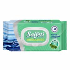 Влажные салфетки Salfeti antibac антибактериальные, с клапаном, 120 шт. Влажные салфетки Salfeti antibac антибактериальные, с клапаном, 120 шт.