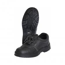 Верх обуви из кожи со специальным покрытием для защиты от ОПЗ, МВ. Важное достоинство этой обуви – двойной (комбинированный) метод крепления, при котором к химическому соединению деталей добавляется механический. Это придает дополнительную прочность соединению верха обуви и подошвы, улучшает эксплуатационные свойства и прочность крепления. Рабочая обувь клеепрошивного метода крепления универсальна в назначении для различных отраслей промышленности, а также для повседневной носки. Нитрил — синтетический каучук (резина). Характеризуется отличной устойчивостью к воздействию высоких температур (при кратковременном контакте подошвы с нагретой до +300°С поверхностью) в соответствии с ГОСТ 12.4.032-95 «Обувь специальная с кожаным верхом для защиты от действия повышенных температур», стойкостью к маслам, нефти и нефтепродуктам, кислотам и щелочам слабой концентрации, обладает высокой устойчивостью к скольжению на обледенелых поверхностях. Верх обуви из кожи со специальным покрытием для защиты от ОПЗ, МВ. Важное достоинство этой обуви – двойной (комбинированный) метод крепления, при котором к химическому соединению деталей добавляется механический. Это придает дополнительную прочность соединению верха обуви и подошвы, улучшает эксплуатационные свойства и прочность крепления. Рабочая обувь клеепрошивного метода крепления универсальна в назначении для различных отраслей промышленности, а также для повседневной носки. Нитрил — синтетический каучук (резина). Характеризуется отличной устойчивостью к воздействию высоких температур (при кратковременном контакте подошвы с нагретой до +300°С поверхностью) в соответствии с ГОСТ 12.4.032-95 «Обувь специальная с кожаным верхом для защиты от действия повышенных температур», стойкостью к маслам, нефти и нефтепродуктам, кислотам и щелочам слабой концентрации, обладает высокой устойчивостью к скольжению на обледенелых поверхностях.