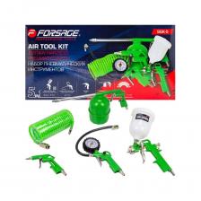 Краскораспылитель Forsage H-827-2V c верхним пластиковым бачком, 600мл в комплекте с аксессуарами набор 5 предметов F-SGK-5(58003) Краскораспылитель Forsage H-827-2V c верхним пластиковым бачком, 600мл в комплекте с аксессуарами набор 5 предметов F-SGK-5(58003)