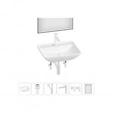 Набор 6 в 1 Wellsee Cute Twin S накладная раковина 55x42 см 20218974R Набор 6 в 1 Wellsee Cute Twin S накладная раковина 55x42 см 20218974R