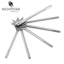 Набор перовых сверл Krachtige 6 шт., 10-25 мм Набор перовых сверл Krachtige 6 шт., 10-25 мм