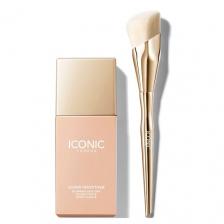 Набор средств для макияжа ICONIC LONDON Набор для лица Super Smoother Blurring Тональный крем+Кисть Набор средств для макияжа ICONIC LONDON Набор для лица Super Smoother Blurring Тональный крем+Кисть