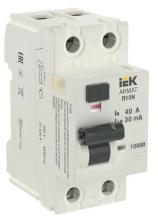 IEK ARMAT Выключатель дифференциального тока R10N 2P 40А 30мА тип AC, AR-R10N-2-040C030 1 шт IEK ARMAT Выключатель дифференциального тока R10N 2P 40А 30мА тип AC, AR-R10N-2-040C030 1 шт