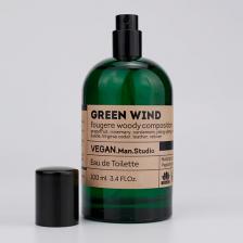 VEGAN.LOVE.STUDIO Туалетная вода мужская Green Wind свежий цитрусовый 100 VEGAN.LOVE.STUDIO Туалетная вода мужская Green Wind свежий цитрусовый 100