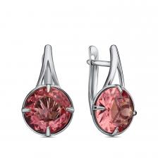 Серебряные серьги с сапфирами Серебряные серьги с сапфирами