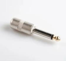 Про C Мини разъём 6,35 мм чёрный никель для гитарного кабеля (10 шт) Про C Мини разъём 6,35 мм чёрный никель для гитарного кабеля (10 шт)