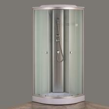 Душевая кабина Comforty 304WG, стекло крезет, задняя белая стеклянная панель, 90x90x215 см Душевая кабина Comforty 304WG, стекло крезет, задняя белая стеклянная панель, 90x90x215 см