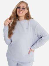Свитшот женский Demix, Plus Size, Фиолетовый Свитшот женский Demix, Plus Size, Фиолетовый