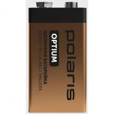 Батарейка алкалиновая (щелочная) Polaris PB 9V (6LR61) 1шт Optium Батарейка алкалиновая (щелочная) Polaris PB 9V (6LR61) 1шт Optium