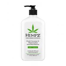 HEMPZ Молочко увлажняющее для тела, кокос и арбуз / Fresh Coconut & Watermelon Herbal Moisturizer 500 мл HEMPZ Молочко увлажняющее для тела, кокос и арбуз / Fresh Coconut & Watermelon Herbal Moisturizer 500 мл