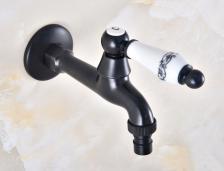 Vanheley ZL052 черный латунный настенный кран Vanheley ZL052 черный латунный настенный кран