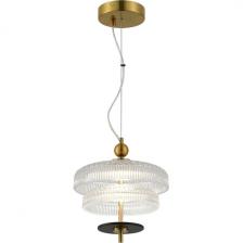 Подвесной светильник ST Luce Oriental SL6122.313.01 Латунь/Прозрачный, Латунь LED 1*8W 3000K Подвесной светильник ST Luce Oriental SL6122.313.01 Латунь/Прозрачный, Латунь LED 1*8W 3000K