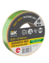 IEK MIXTAPE 7 Изолента 0,15х15мм желто-зеленая 20м EX-IZ10-C15-15-20-K52 1 шт IEK MIXTAPE 7 Изолента 0,15х15мм желто-зеленая 20м EX-IZ10-C15-15-20-K52 1 шт