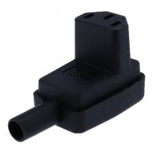 Шнур питания Black Elbow C13 C14 10A 250V Шнур питания Black Elbow C13 C14 10A 250V