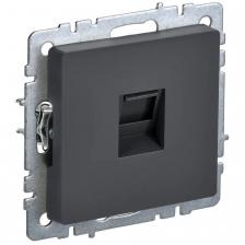 Розетка компьютерная RJ45 кат.6 IEK Brite РК11-БрГ графит Розетка компьютерная RJ45 кат.6 IEK Brite РК11-БрГ графит