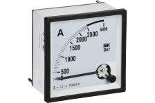 IEK IPA20-6-2500-E Амперметр Э47 2500/5А кл. точн. 1,5 96х96мм 1 шт IEK IPA20-6-2500-E Амперметр Э47 2500/5А кл. точн. 1,5 96х96мм 1 шт
