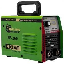 Сварочный аппарат инверторный Procraft SP260, 5.5 кВт, 20-260 А, ММА Сварочный аппарат инверторный Procraft SP260, 5.5 кВт, 20-260 А, ММА