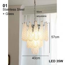 Синяя стеклянная люстра Tian qin E14 Синяя стеклянная люстра Tian qin E14