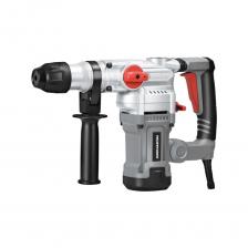 Profipower Сетевой перфоратор SDS-Plus PBH28 (вертикальный, 1500Вт, 5,5Дж, 3режима, O28мм, 0-900об/мин) Аккумуляторный перфоратор 18 вольт отличается мощным ударом и удобством в использовании. Модель подходит для сверления в дереве, пластмассе, металле, сверления с ударом и долбления в бетоне, штукатурке, кирпичной кладке, керамике. Выключатель Патрон SDS Plus Переключатель режимов Характеристики: Патрон - SDS Plus Энергия удара - 5.5 Дж Кол-во ударов в минуту - 0-4300 Мощность - 1500 Вт Частота вращения - 0-900 об./мин. Диаметр сверления дерева - 42 мм Диаметр сверления бетона - 28 мм Profipower Сетевой перфоратор SDS-Plus PBH28 (вертикальный, 1500Вт, 5,5Дж, 3режима, O28мм, 0-900об/мин) Аккумуляторный перфоратор 18 вольт отличается мощным ударом и удобством в использовании. Модель подходит для сверления в дереве, пластмассе, металле, сверления с ударом и долбления в бетоне, штукатурке, кирпичной кладке, керамике. Выключатель Патрон SDS Plus Переключатель режимов Характеристики: Патрон - SDS Plus Энергия удара - 5.5 Дж Кол-во ударов в минуту - 0-4300 Мощность - 1500 Вт Частота вращения - 0-900 об./мин. Диаметр сверления дерева - 42 мм Диаметр сверления бетона - 28 мм