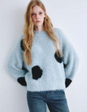 Пушистый джемпер оверсайз из линейки SELA Young Пушистый джемпер оверсайз из линейки SELA Young