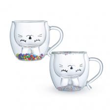 Кружка MANDARIN DECOR Набор из 2-х кружек с двойными стенками и дном Кружка MANDARIN DECOR Набор из 2-х кружек с двойными стенками и дном